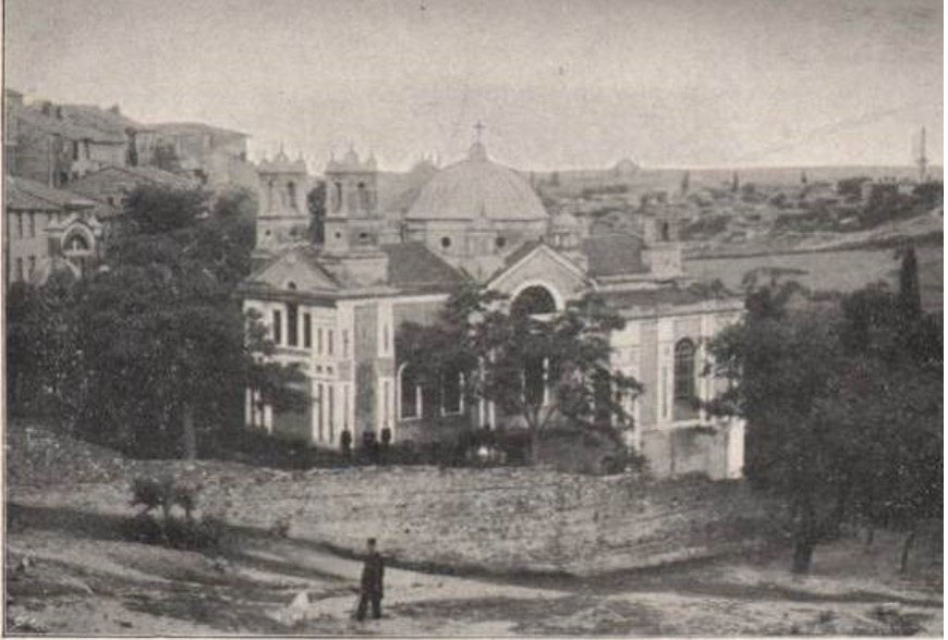 Aya Tanaş Kilisesi. 1900'lerin başı. (Aya Dimitri Kilise Arşivi)
